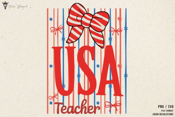 4th of July Teacher SVG: Graphics & Illustrations