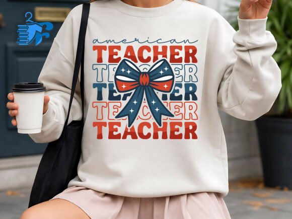 American Teacher SVG: Graphics for T-Shirt Designs