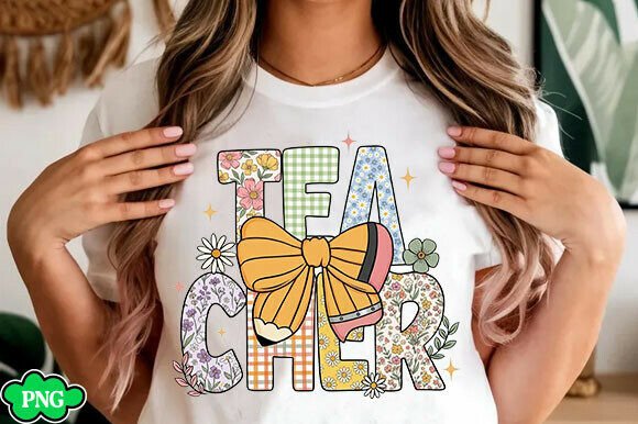 Boho Teacher Graphics for T-Shirt Designs
