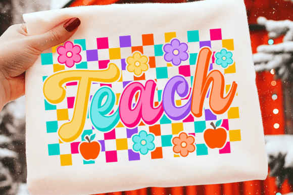 Retro Teach SVG: Graphics for T-Shirt Designs