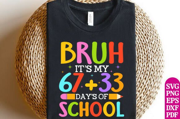 Reviewing Bruh It s My 67 33 Days of School Svg Graphics