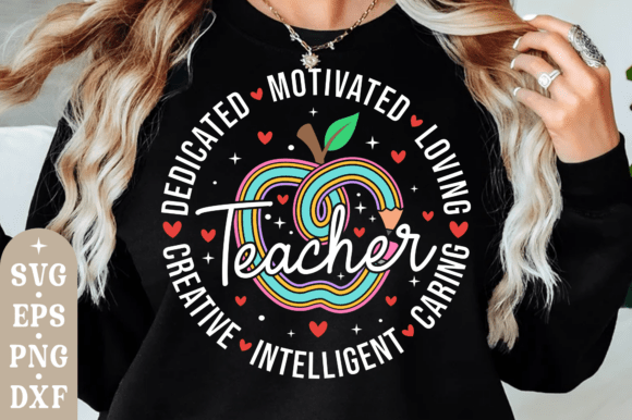 Teacher Life SVG & PNG for T-Shirt Designs
